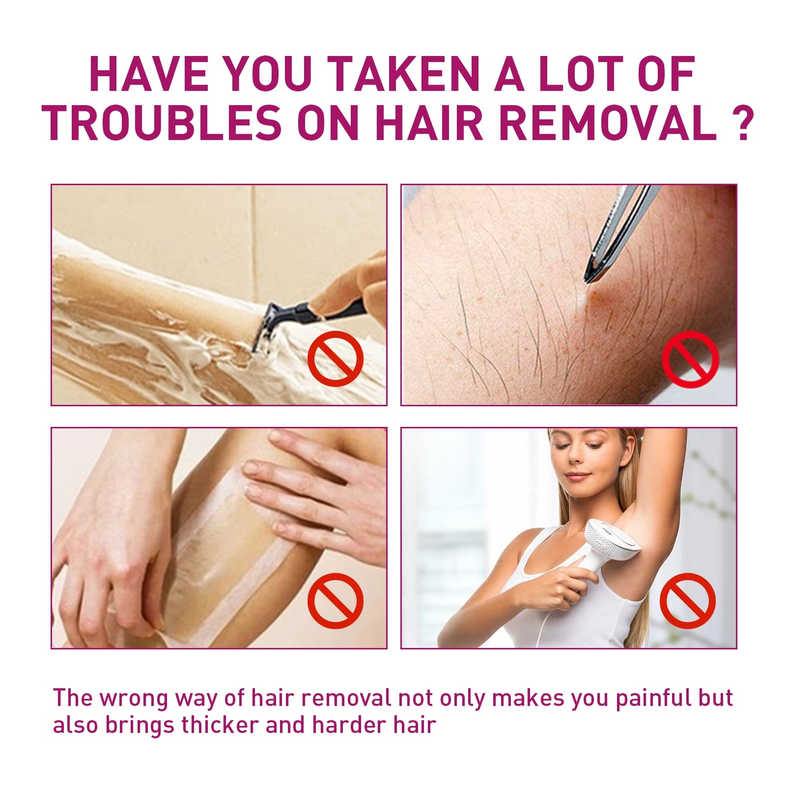 Painless Depilatory Cream for Quick Hair Removal - 10