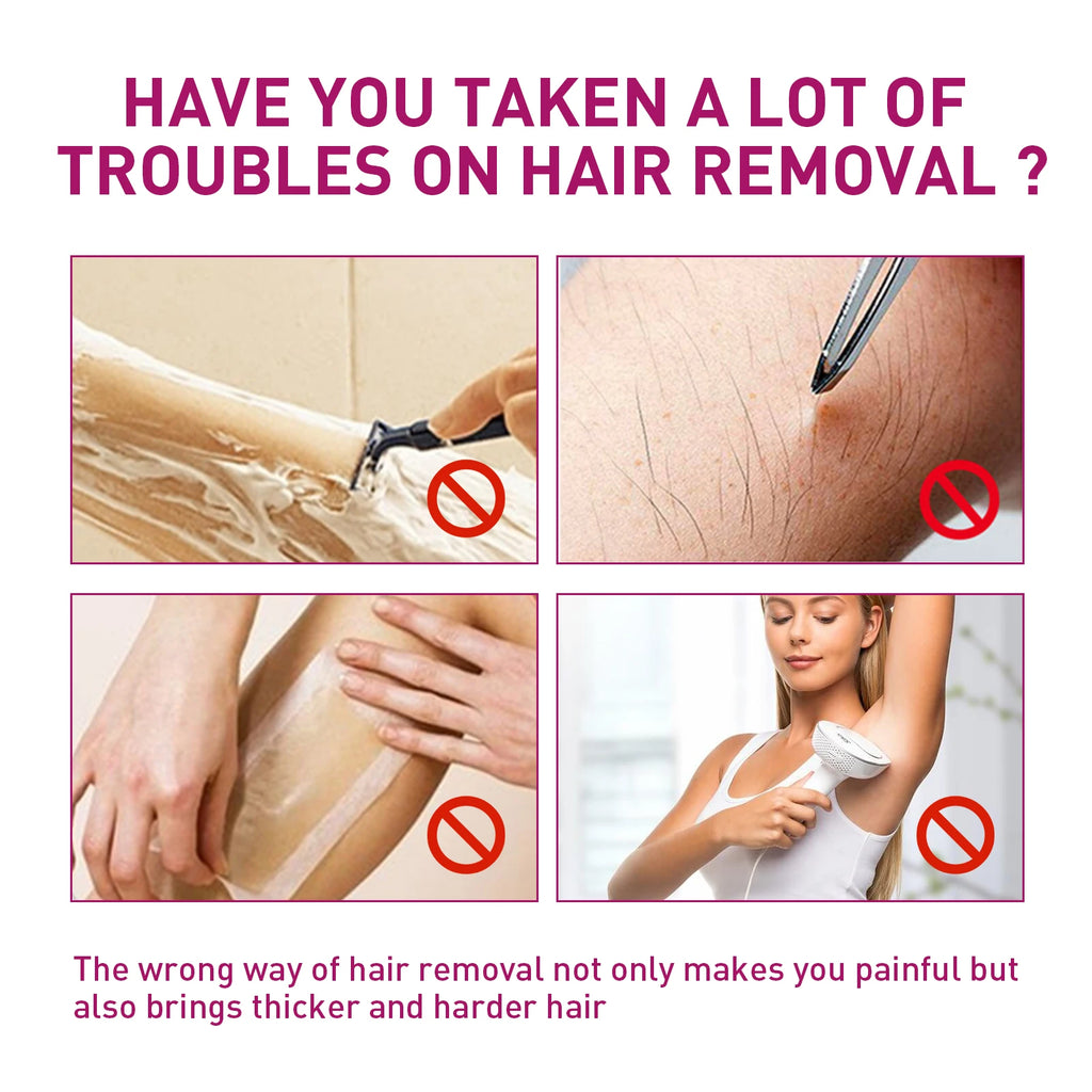 Painless Depilatory Cream for Quick Hair Removal