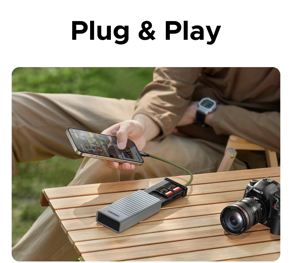 USB-C Memory Card Reader and Storage Case