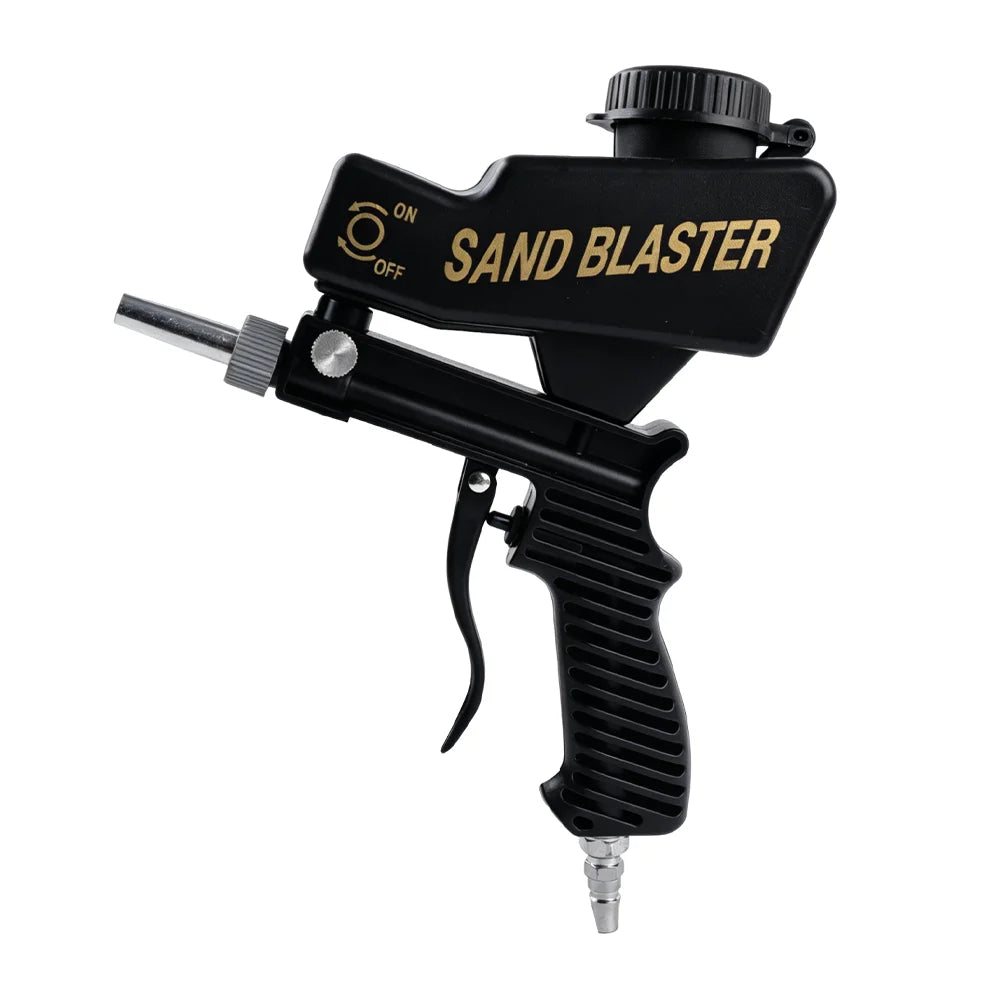 Portable Pneumatic Sandblasting Gun for Rust and Paint Removal