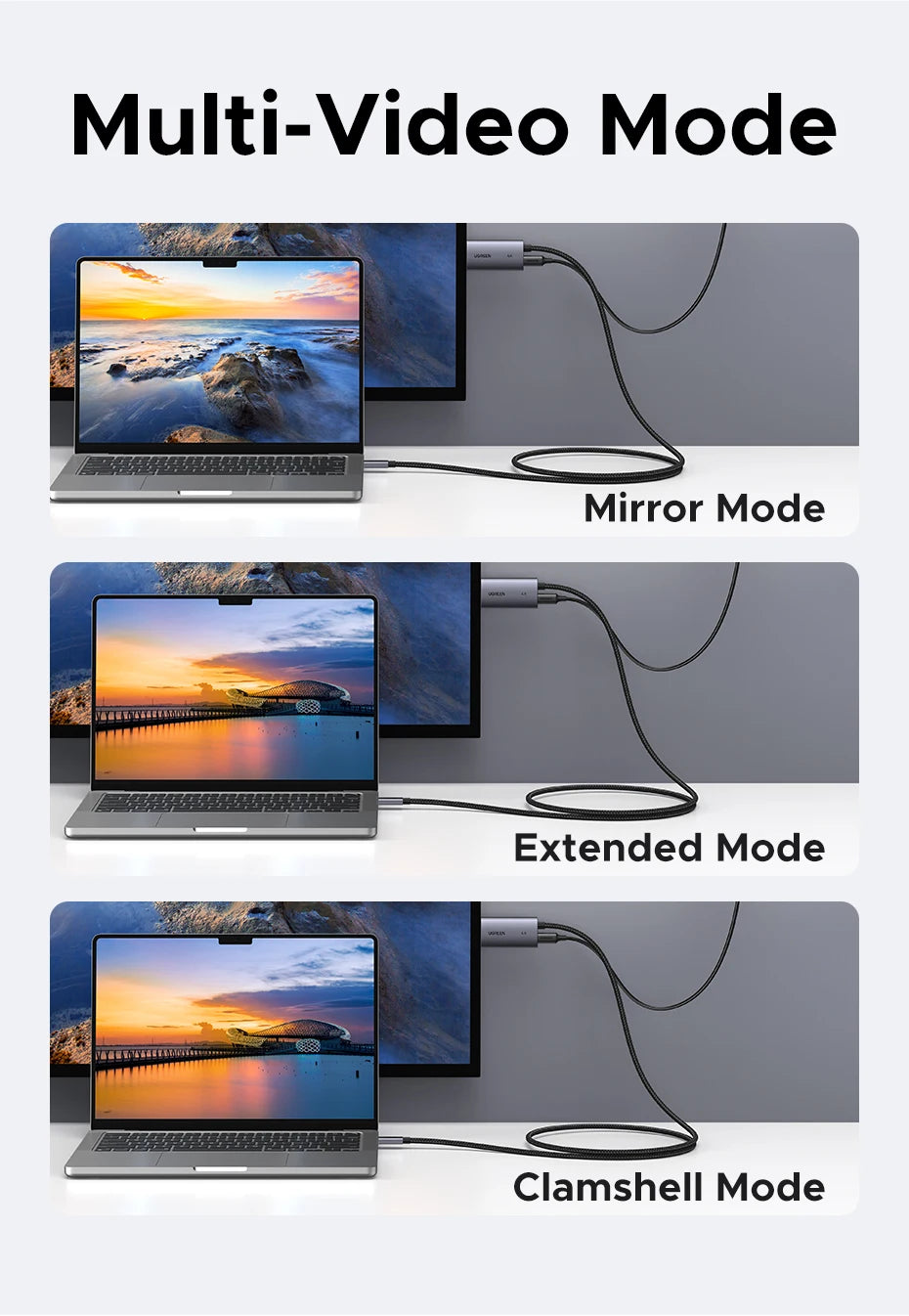 4K USB-C to HDMI Adapter with 100W PD Fast Charging