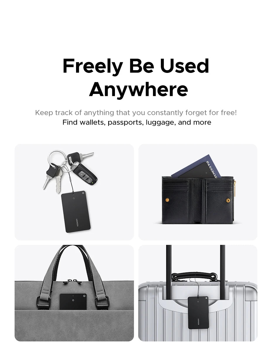 Smart Wallet Tracker Card for Apple Find My