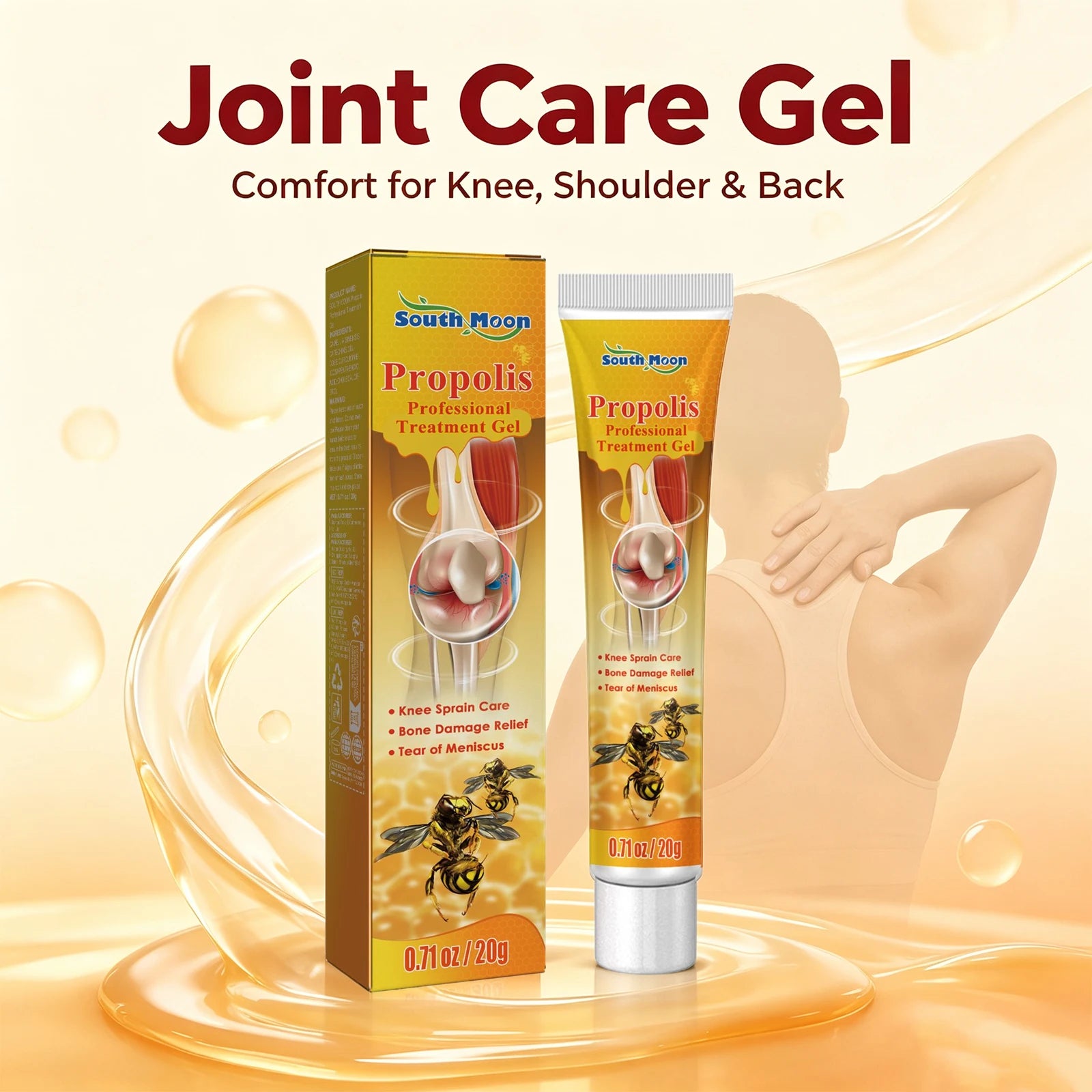 Propolis Cooling Joint and Muscle Relief Massage Gel - 6