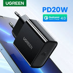 20W USB-C PD Fast Wall Charger for Smartphones and Tablets