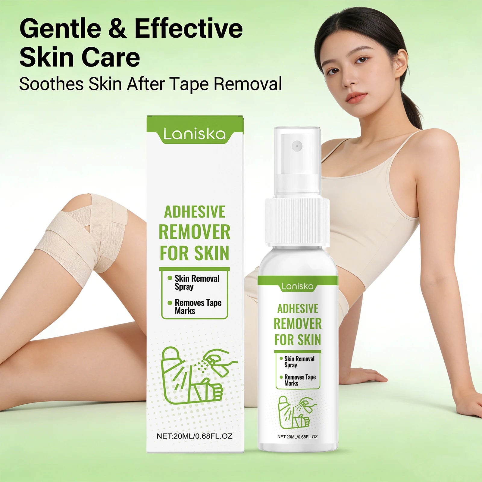 Gentle Adhesive Remover Spray for Skin and Tape Residue - 7