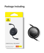 100W Fast Charging Retractable USB-C to USB-C Cable