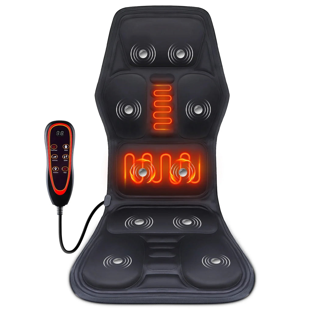 Full-Body Electric Heated Massage Chair Cushion