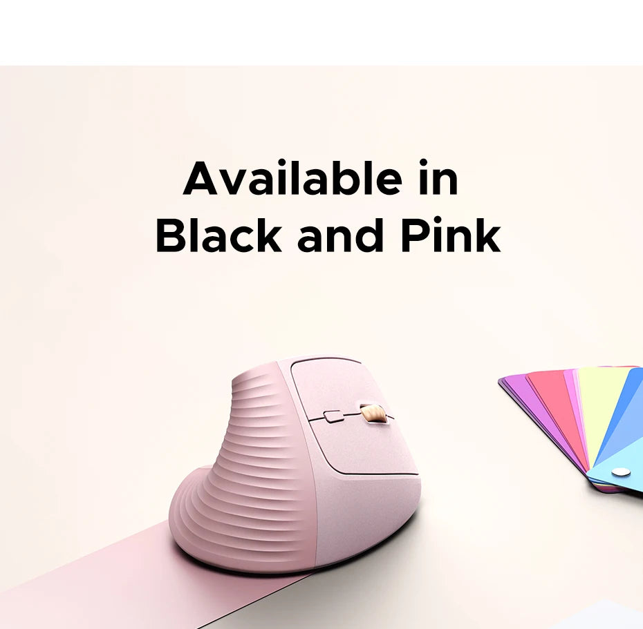 Ergonomic Vertical Wireless Mouse with 4000 DPI