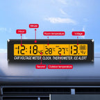 3 in 1 Car Digital Clock Thermometer and Battery Voltage Voltmeter