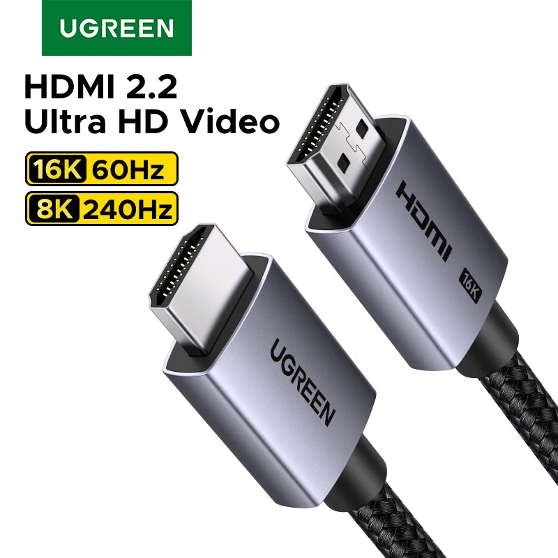 16K Ultra High Speed HDMI 2.2 Cable for Gaming and Home Theater - 1