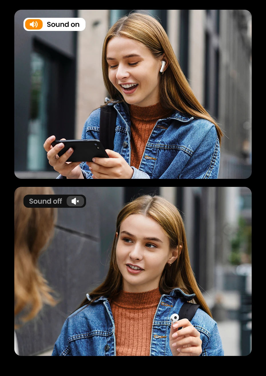 Adaptive Noise Cancelling Wireless Earbuds with LDAC Hi-Res Audio