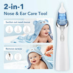 Electric 2-in-1 Nasal Aspirator and Ear Wax Removal Kit