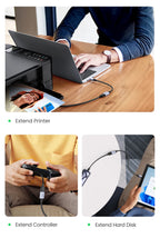 USB 3.0 Male to Female Extension Cable 5Gbps High-Speed Extender