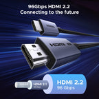 16K Ultra High Speed HDMI 2.2 Cable for Gaming and Home Theater
