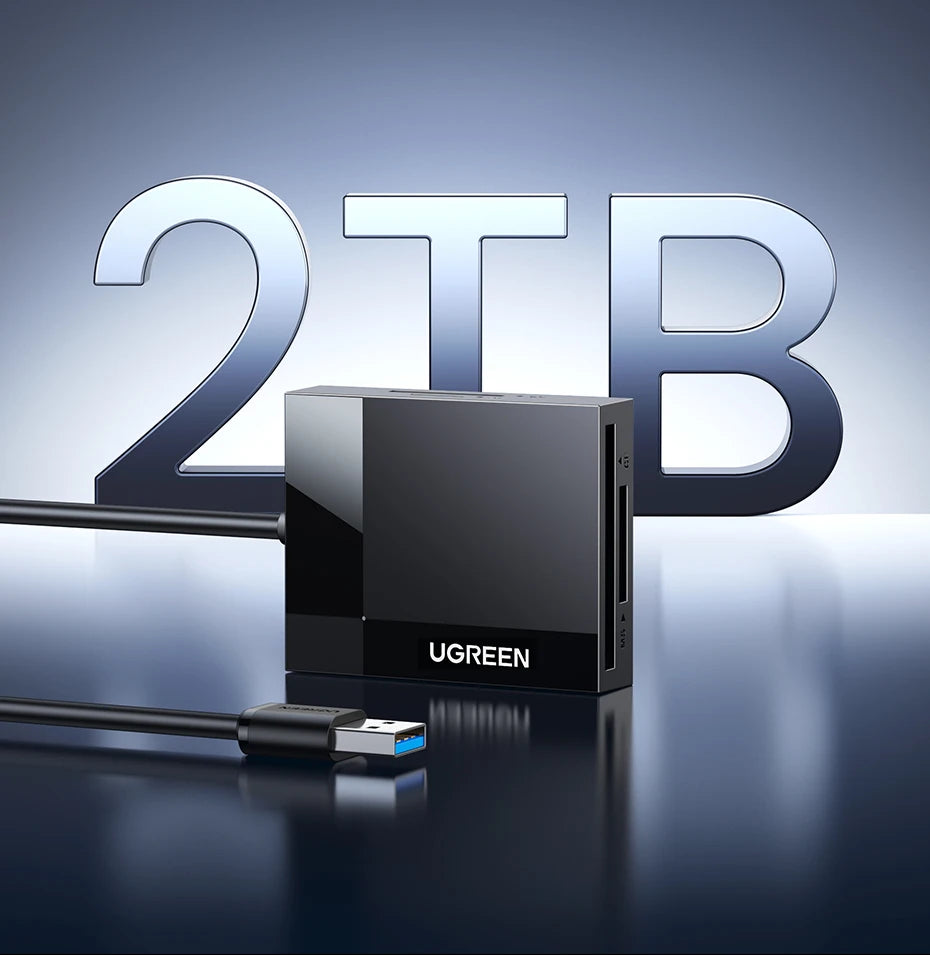 4-in-1 USB 3.0 Memory Card Reader for SD TF CF and MS Cards - 13