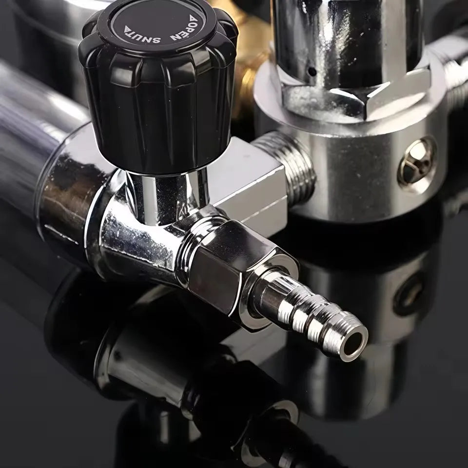 Argon CO2 Gas Pressure Regulator with Flow Meter for MIG TIG Welding - 5