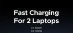 200W GaN Fast Wall Charger for Laptops and Smartphones
