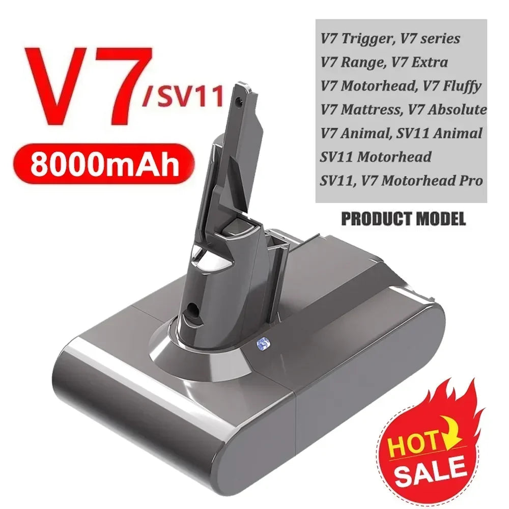 Replacement Lithium-Ion Battery for Cordless Vacuum Cleaners
