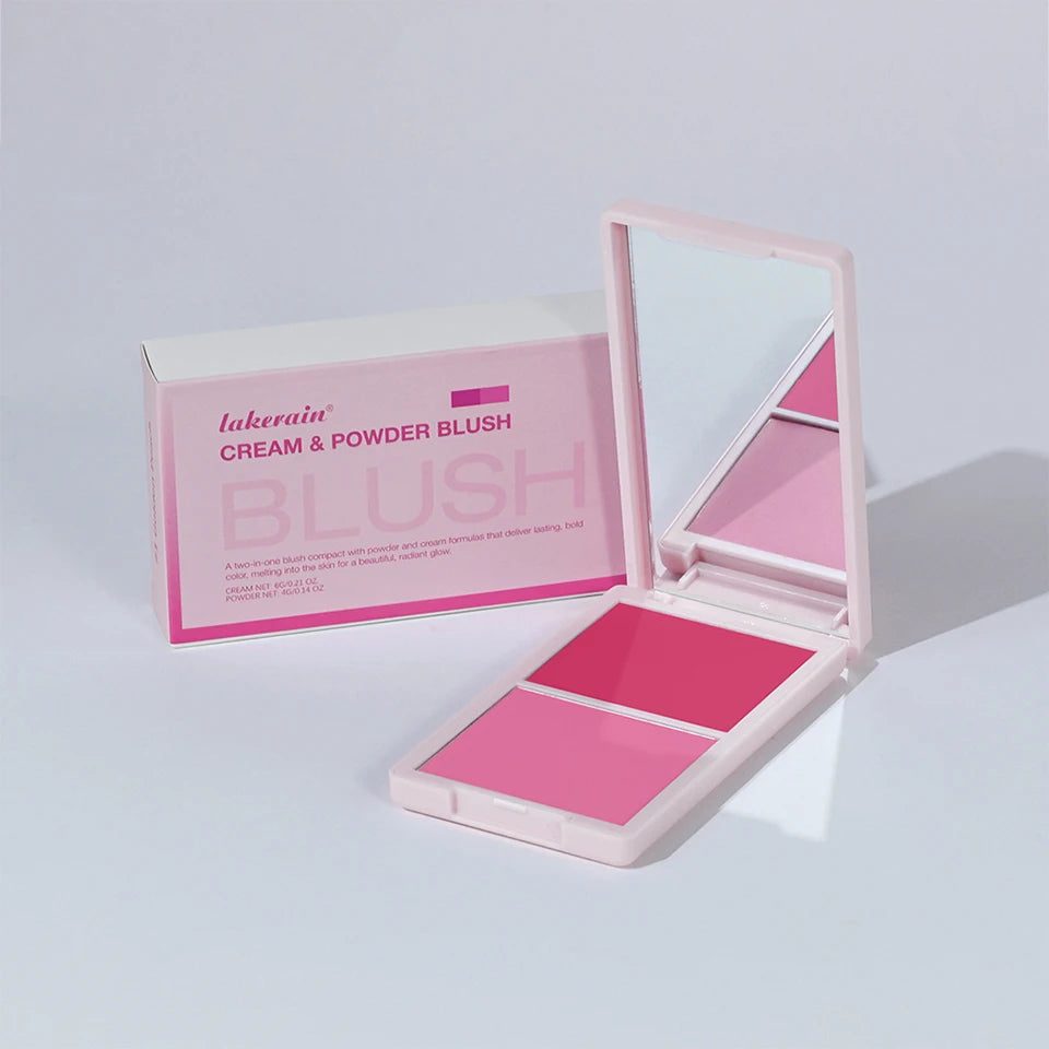 2-in-1 Cream and Powder Blush Palette