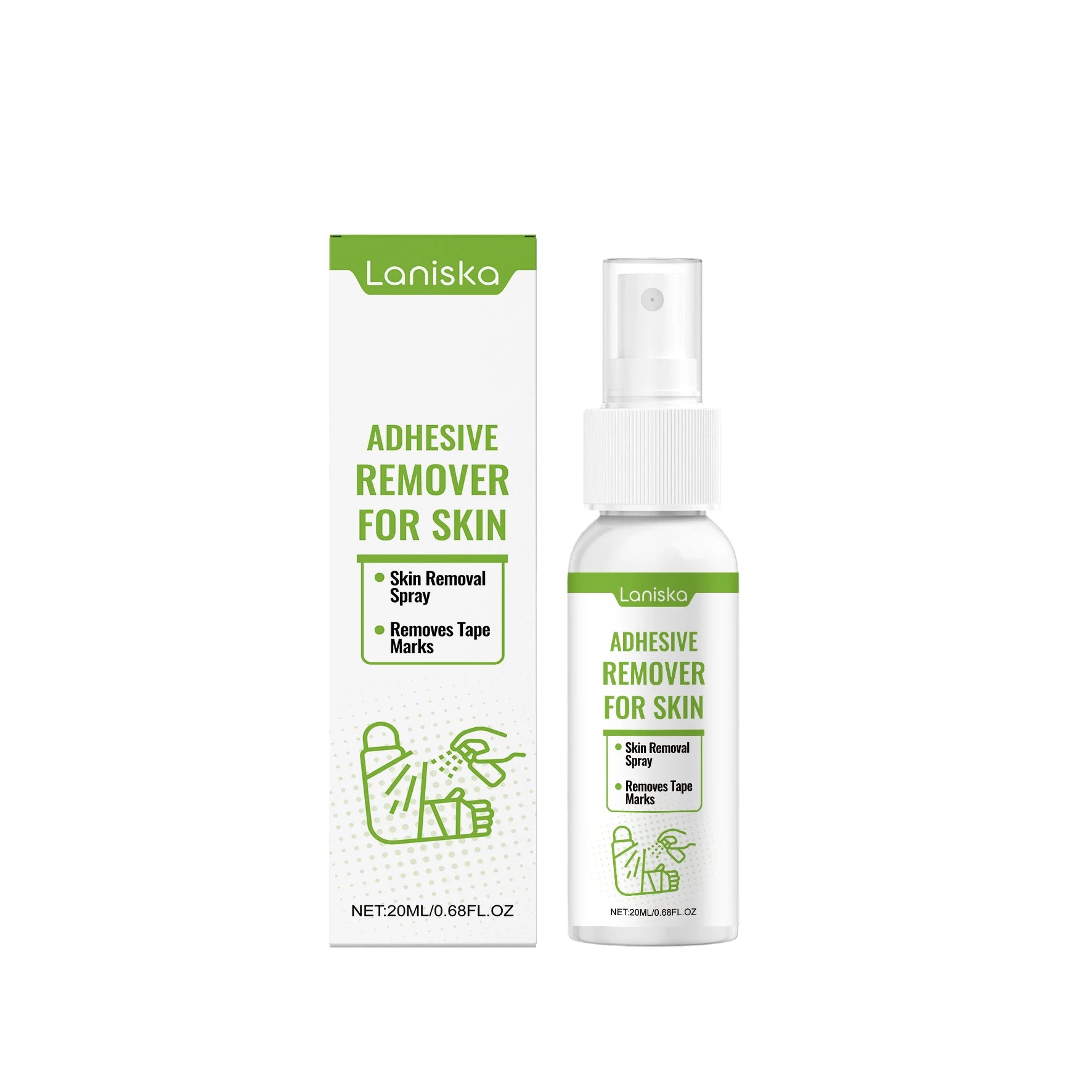 Gentle Adhesive Remover Spray for Skin and Tape Residue - 19