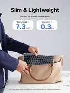 Dual-Mode Bluetooth 5.3 & 2.4G Slim Wireless Keyboard