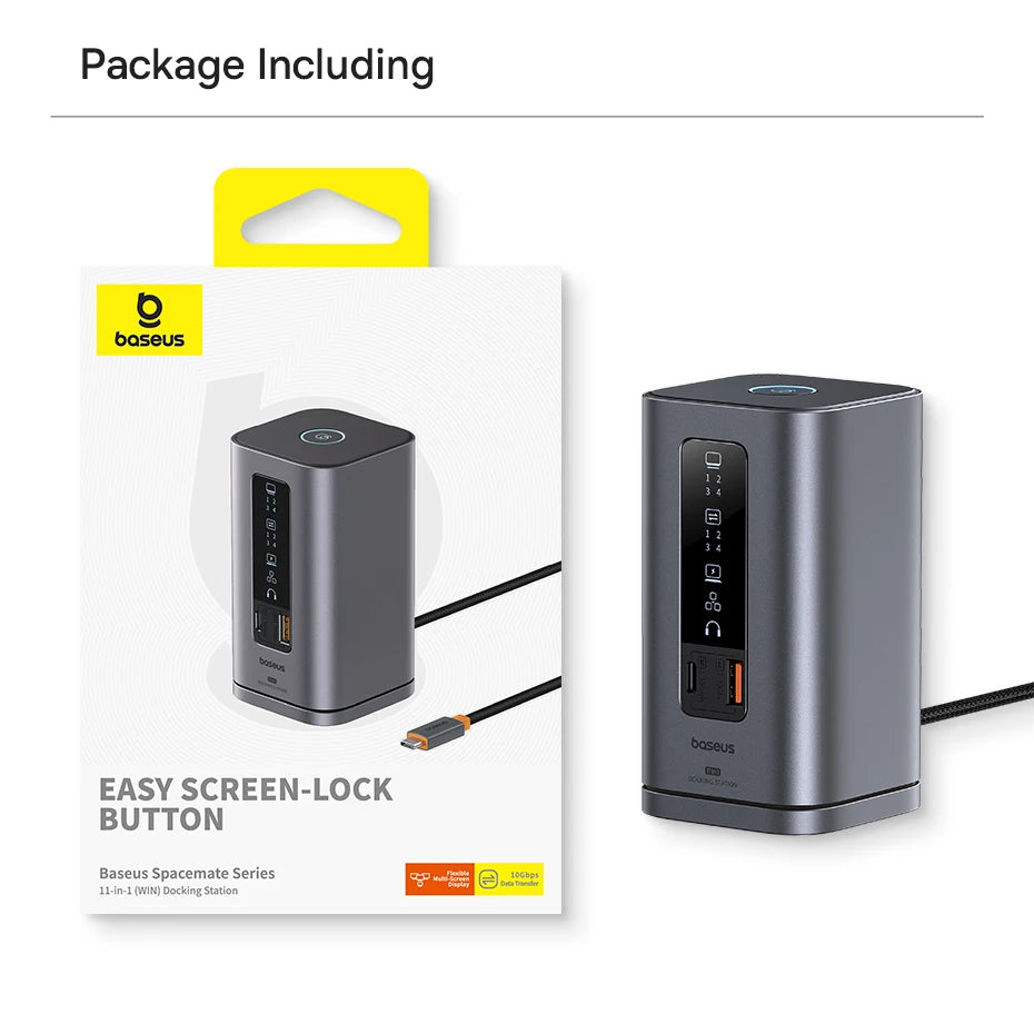 USB-C Triple Display Docking Station for Laptops - 29