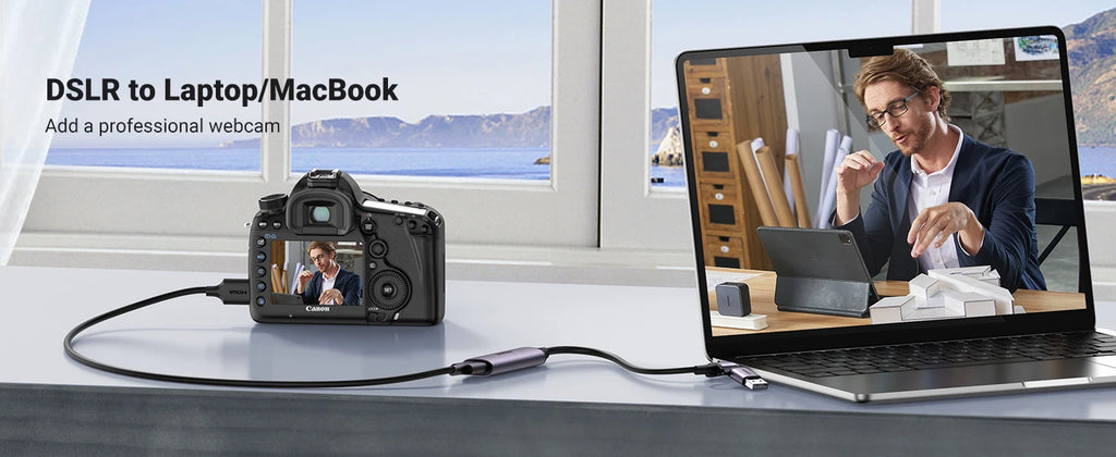 HDMI to USB-C Video Capture Card for Live Streaming and Recording