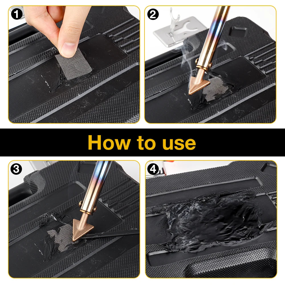 Plastic Welding Repair Kit for Car Bumpers and Hard Plastics