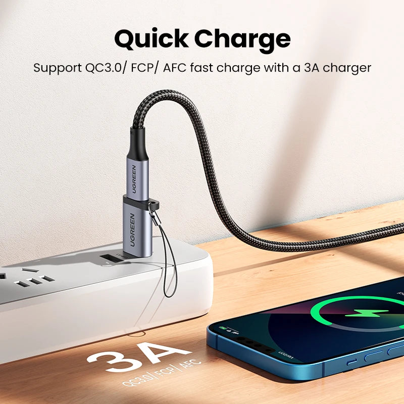 USB 3.0 to USB-C Female Adapter Converter - 4