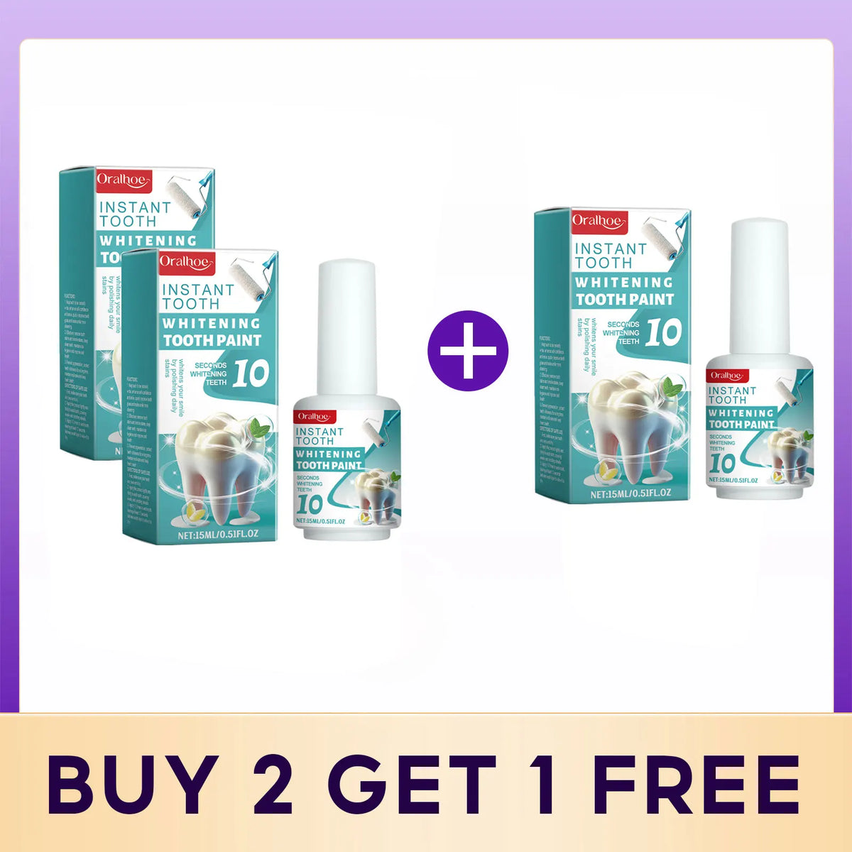 Instant Teeth Whitening Paint Gel