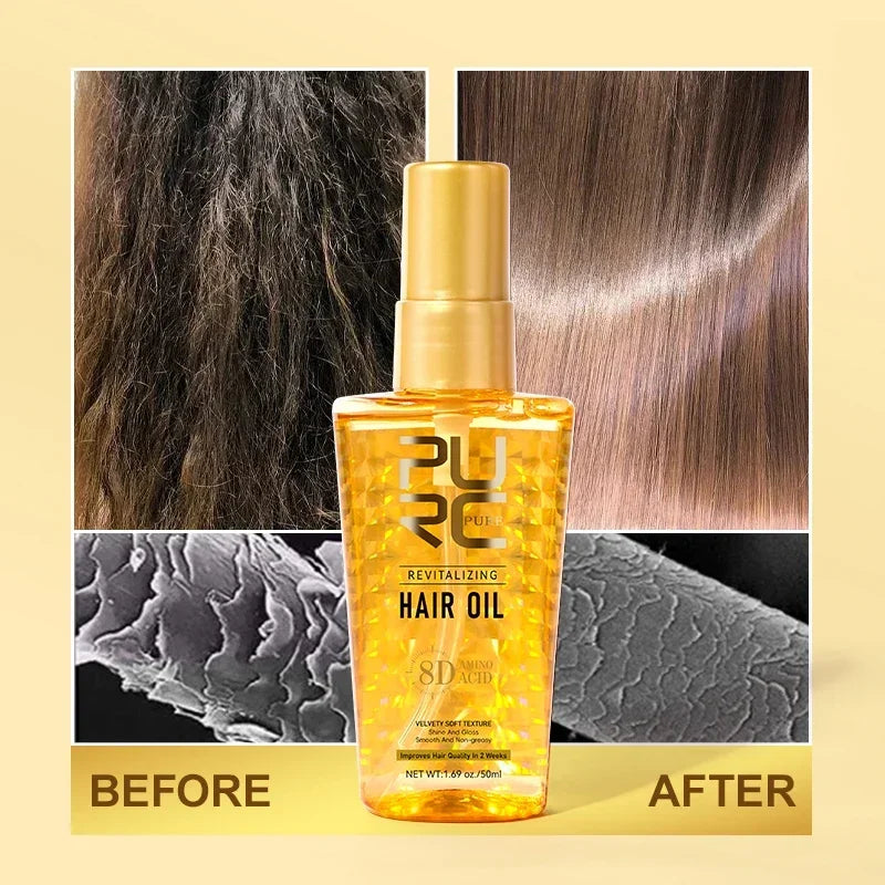 Amino Acid Revitalizing Hair Oil for Frizz Control and Shine