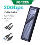 20Gbps M.2 NVMe and SATA SSD Dual Protocol External Enclosure