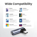 USB-C to 3.5mm Headphone Adapter with DAC Chip