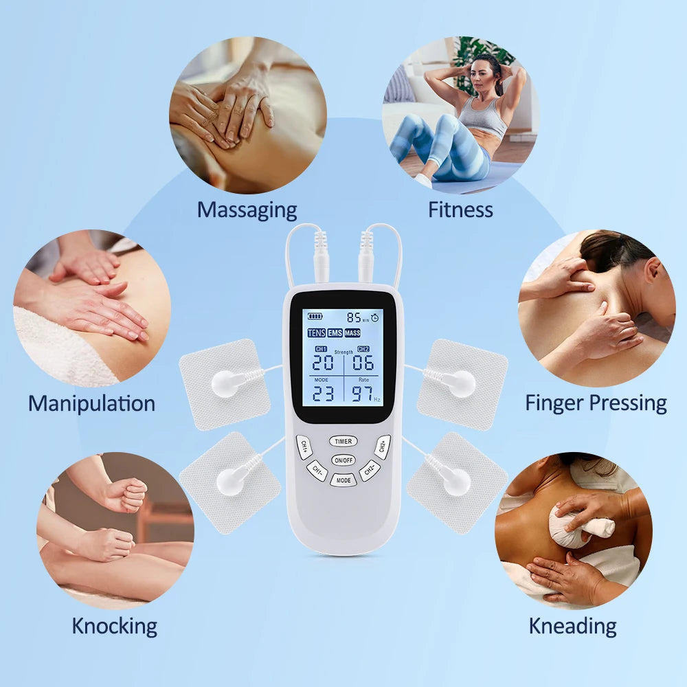 Digital TENS & EMS Muscle Stimulator for Pain Relief - 7