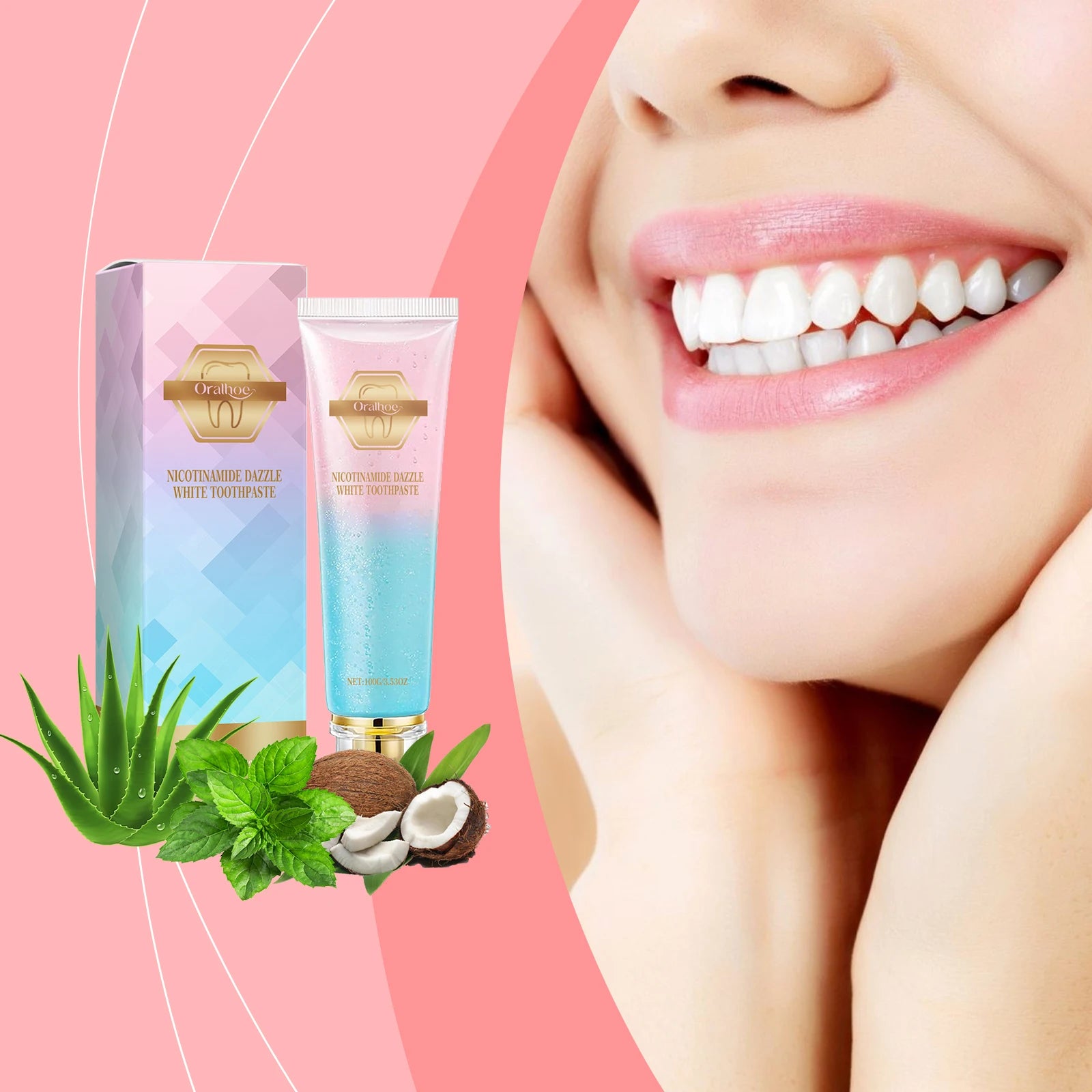 Teeth Whitening and Cavity Repair Mint Toothpaste - 2
