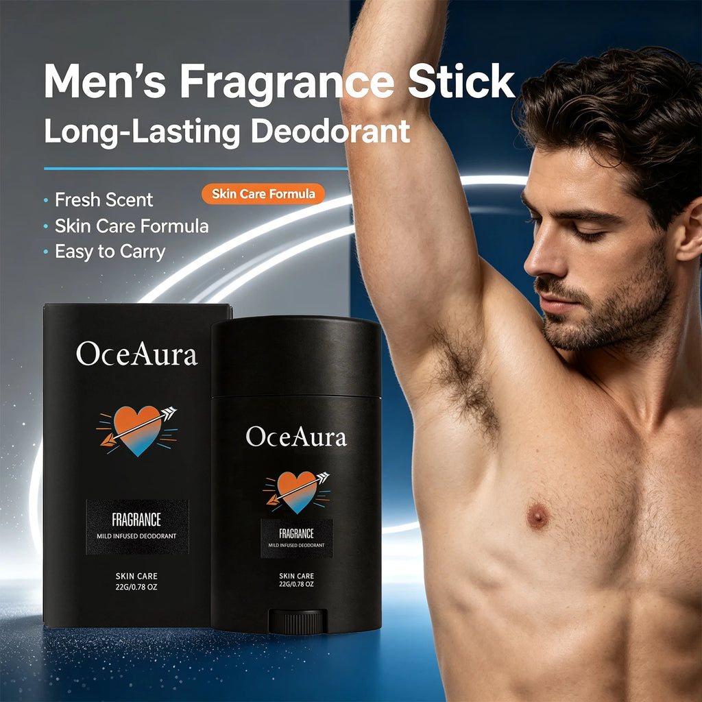 Long-Lasting Solid Deodorant Stick for Men