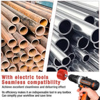 Copper Pipe and Tube Cleaning Brush Set for Electric Drills