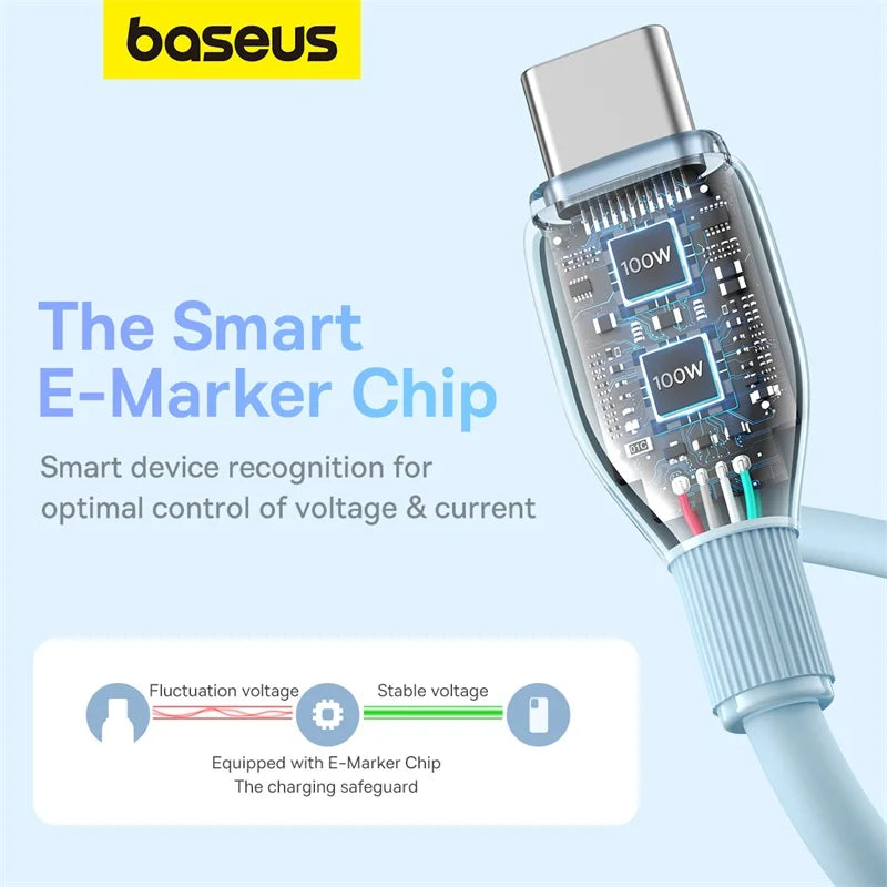 100W USB-C to USB-C Fast Charging Data Cable