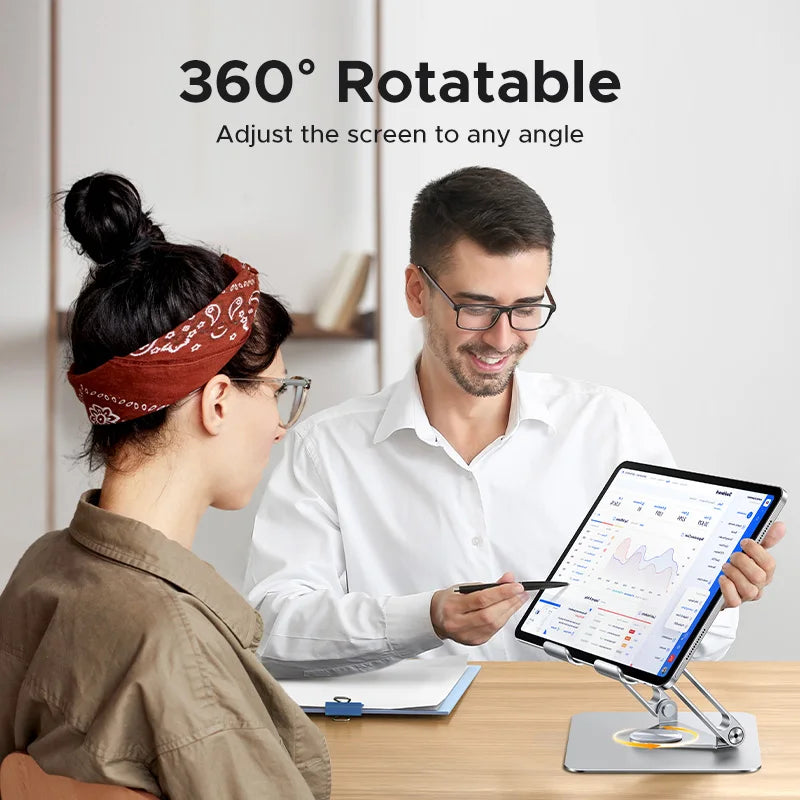 360° Rotating Aluminum Tablet and Phone Stand
