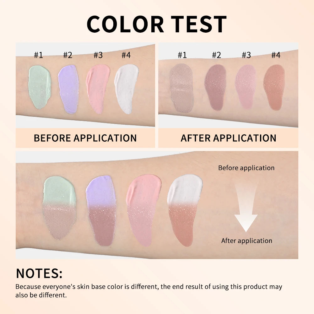 Color-Changing Liquid Foundation for Flawless Skin Tone