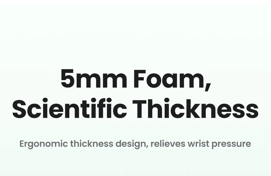 Ergonomic Memory Foam Mouse Pad with Wrist Rest