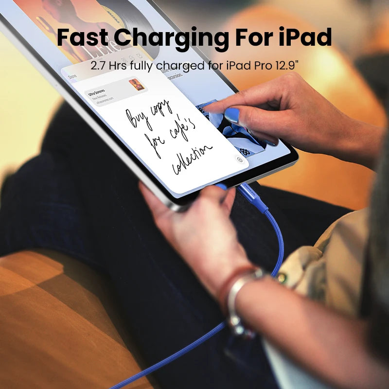 100W USB-C to USB-C Fast Charging and Data Cable