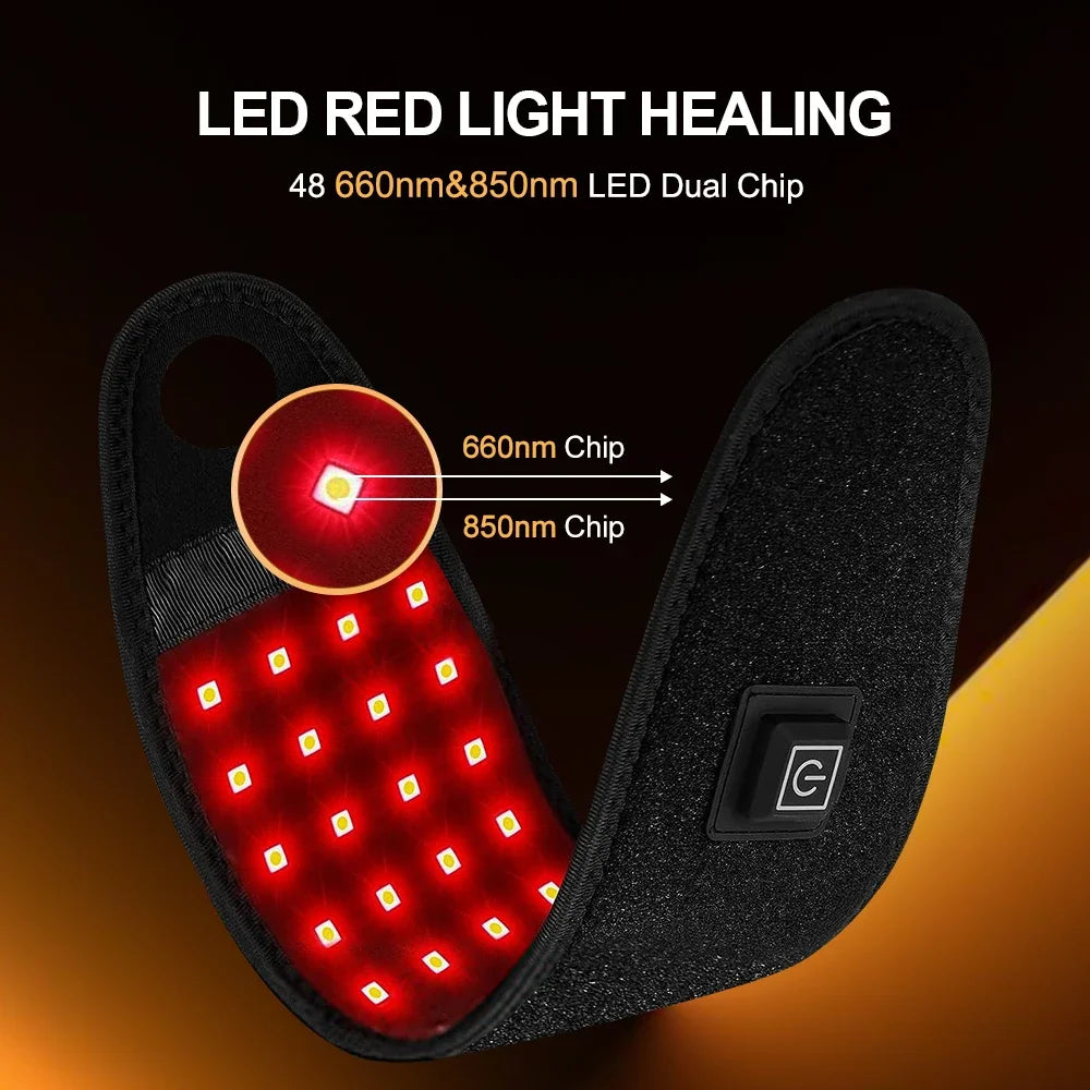 Infrared Red Light Therapy Wrist Brace for Joint Pain Relief - 3