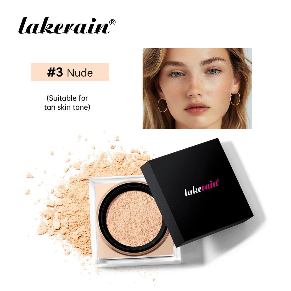 Matte Finishing Loose Baking Setting Powder for Long-Lasting Wear