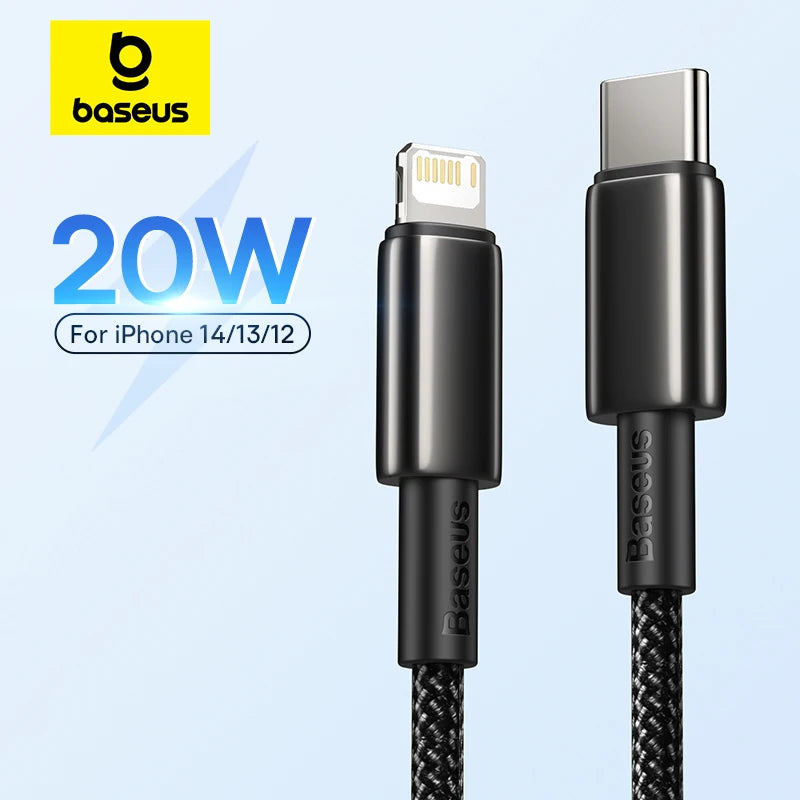 20W USB-C to Lightning PD Fast Charging Data Cable