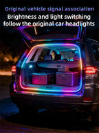 12V 4 Meter RGB LED Trunk Ambient Light Strip with App Control