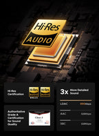 Wireless Noise-Cancelling Headphones with 120H Playtime
