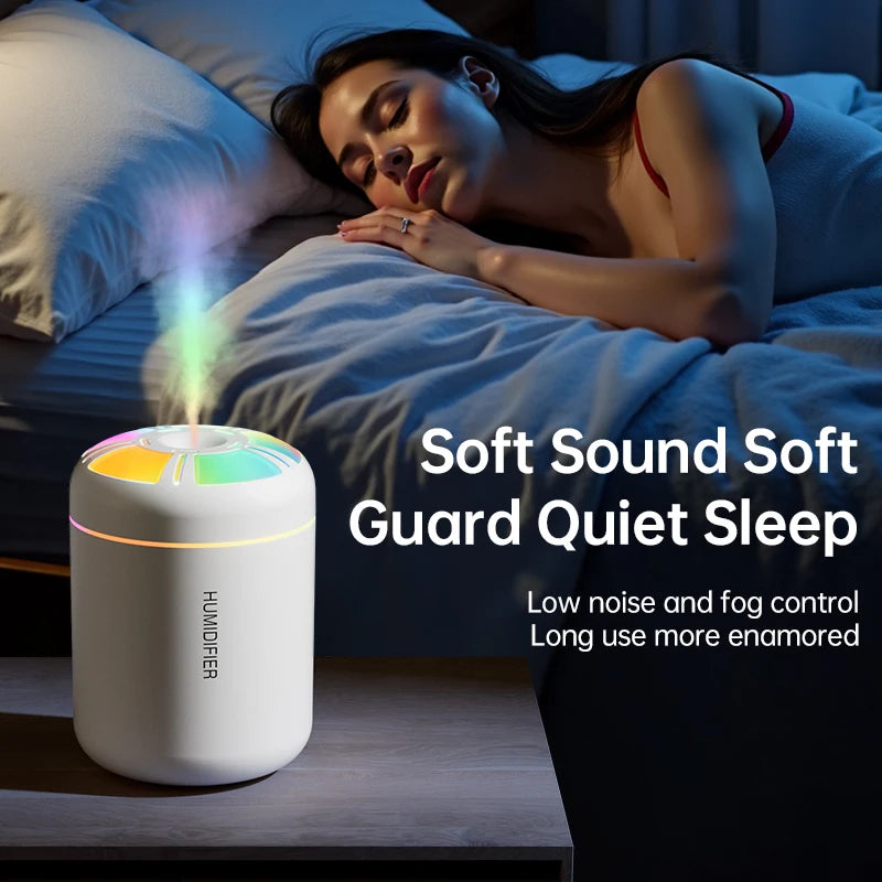 Ultrasonic Portable Mini USB Air Humidifier with RGB LED Light