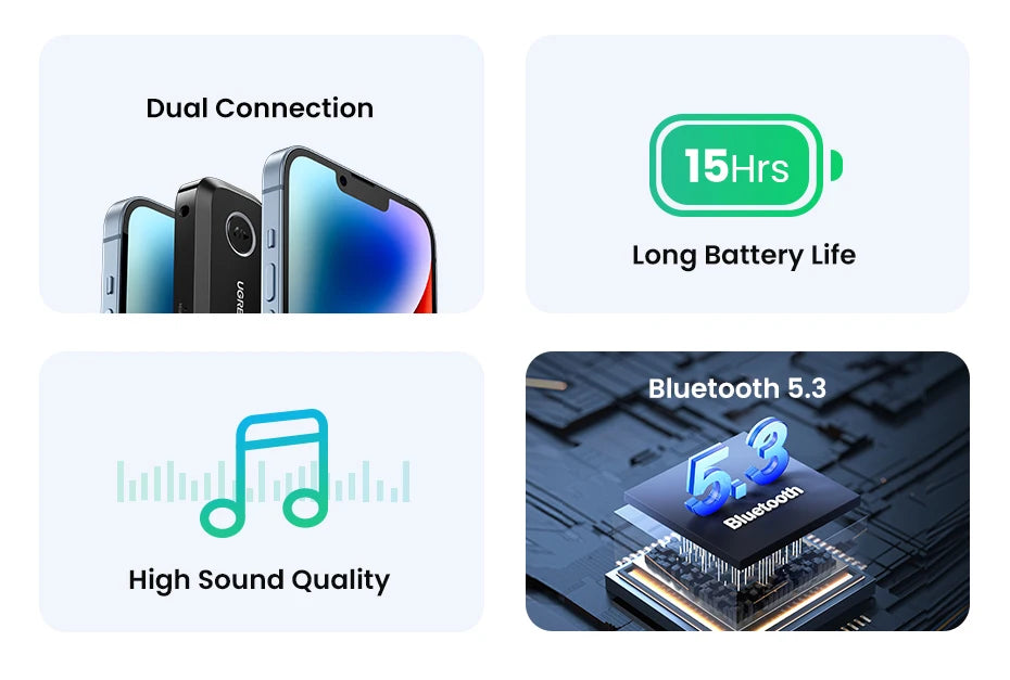 Bluetooth 5.3 Car AUX Adapter for Wireless Music and Hands-Free Calls