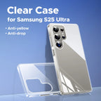 Crystal Clear Shockproof Case for Samsung S25 Ultra, S24 Ultra and S24